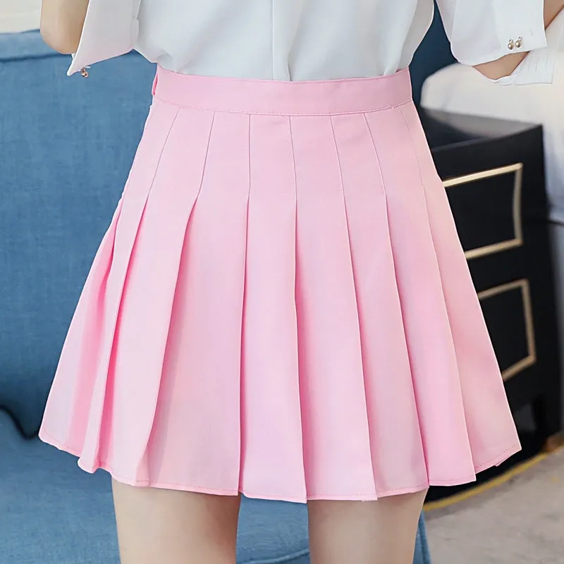 Lovely Pink/Blue/Grey/Black Short Skirt as gift for our customers