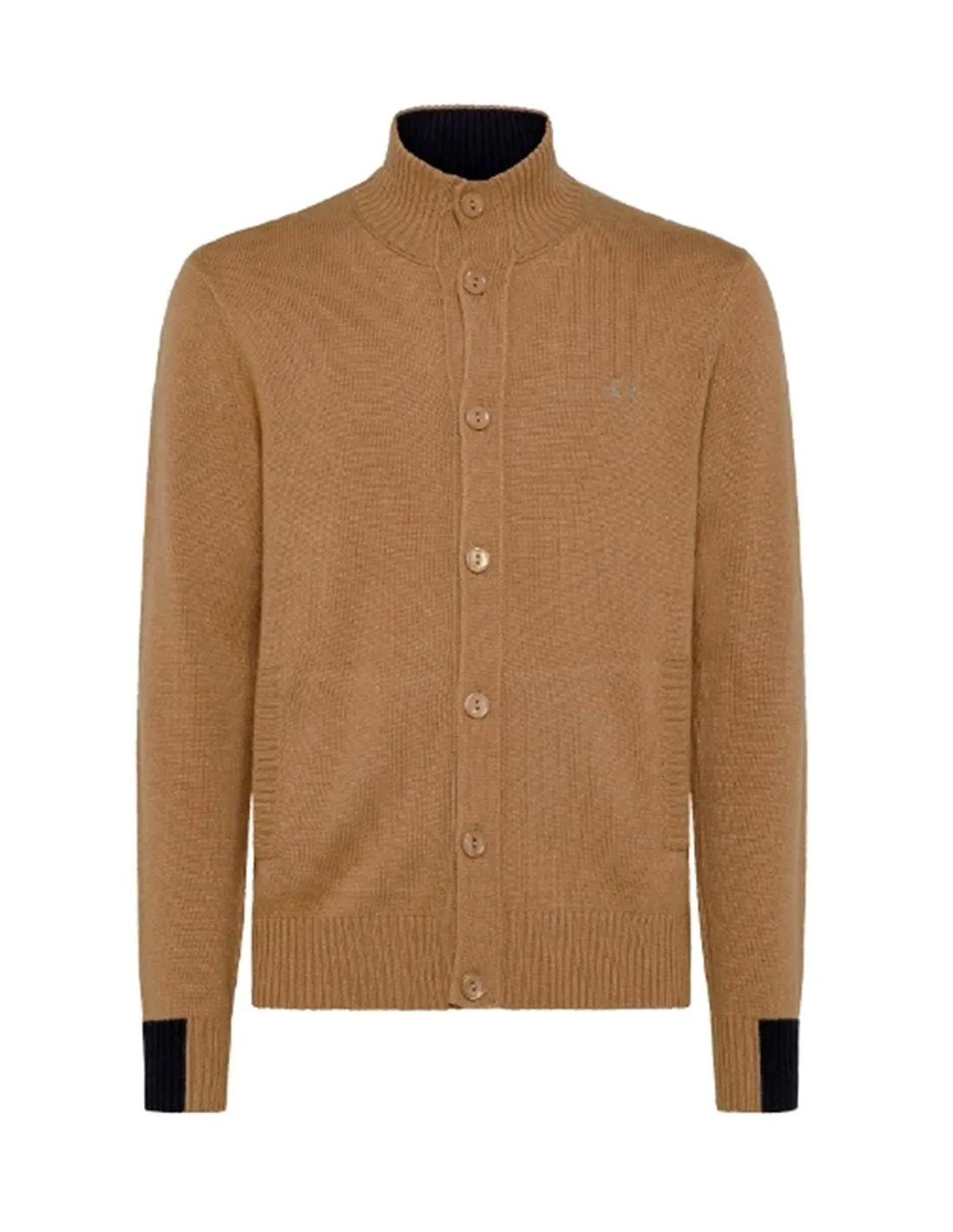 Maglione Sun68 uomo Solid Color Rib K42135 beige AI22