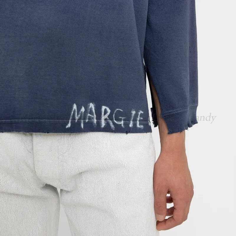 Maison Margiela  |Crew Neck Street Style Long Sleeves Plain Cotton