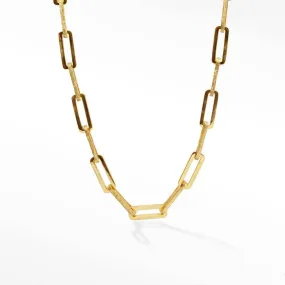 Mama Paperclip 14k Yellow Gold Necklace 18''