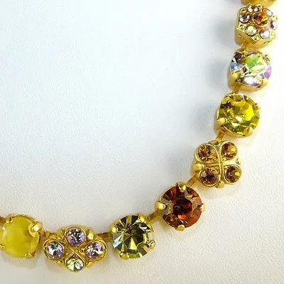 Mariana Handmade Swarovski 3004 1004 Gold Yellow Topaz Citrine Crystal AB