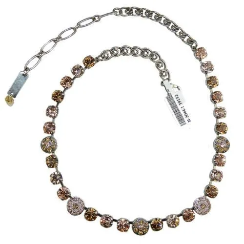 Mariana Handmade Swarovski Necklace Handmade 3044/1 39132 Topaz Clear