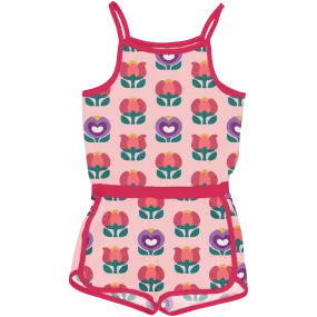 Maxomorra Picnic Tulip Short Jumpsuit