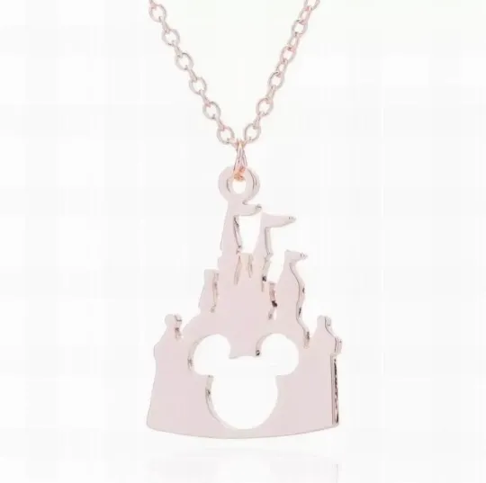 Mickey Castle Necklace, Disney Necklace