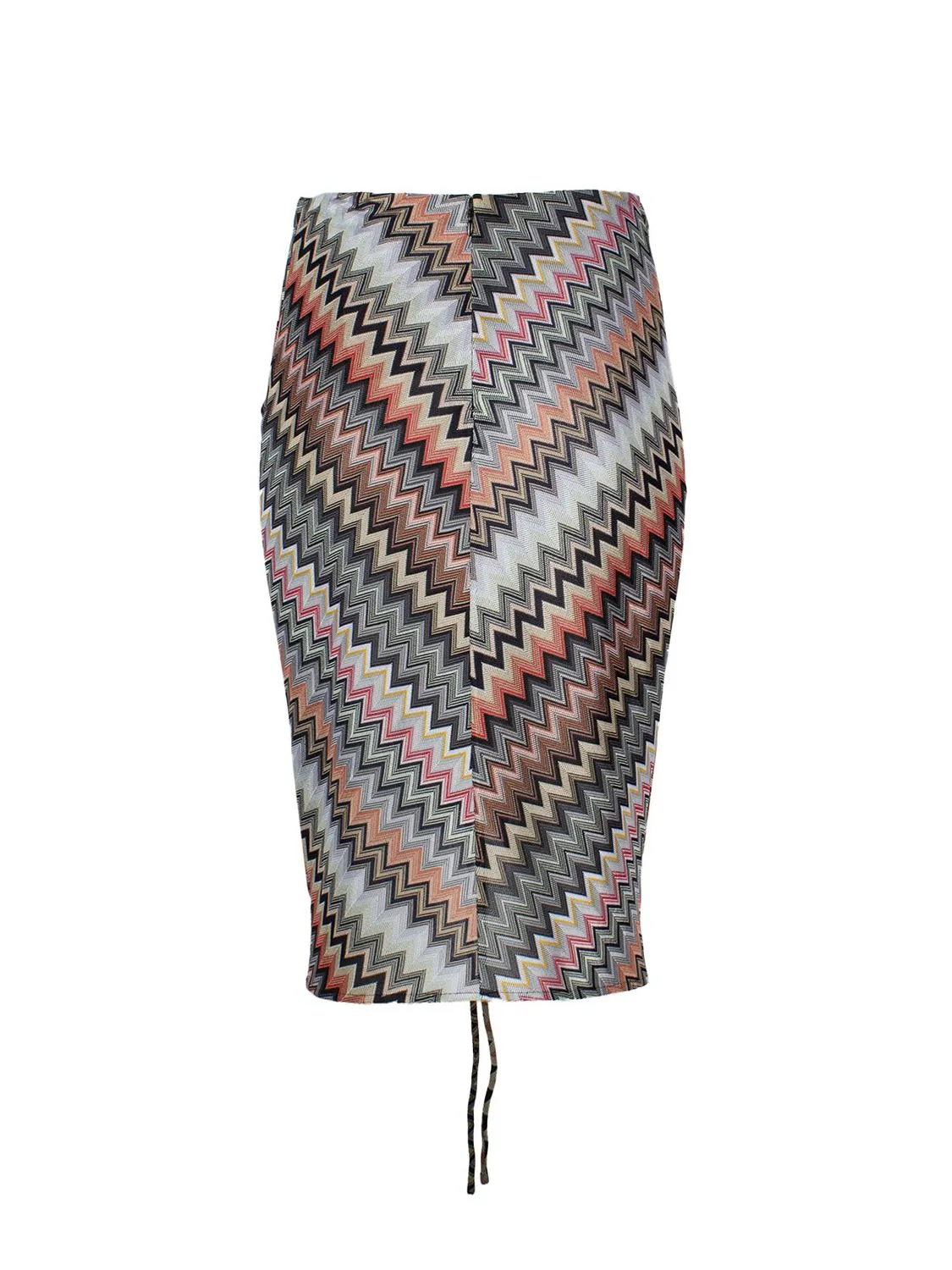 MISSONI Colorful Zigzag Midi Skirt for Women - SS24 Collection