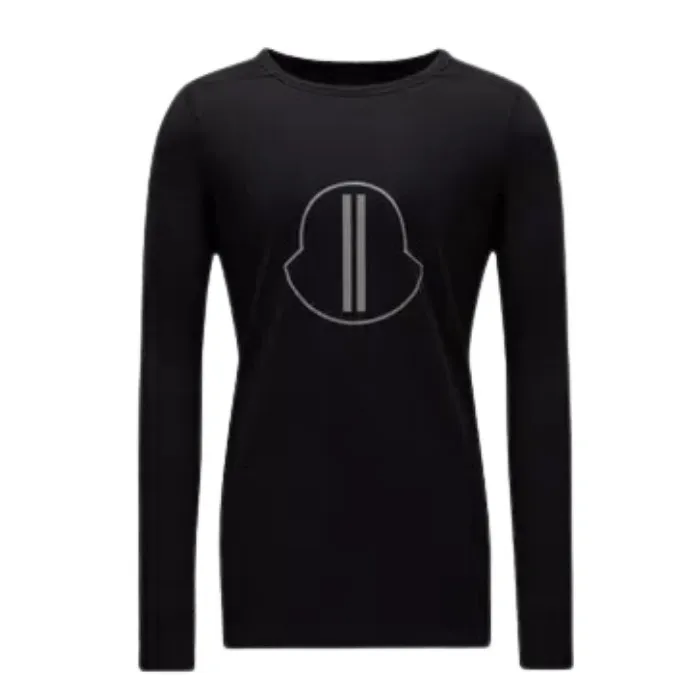 MONCLER  |Crew Neck Unisex Street Style Long Sleeves Plain Cotton