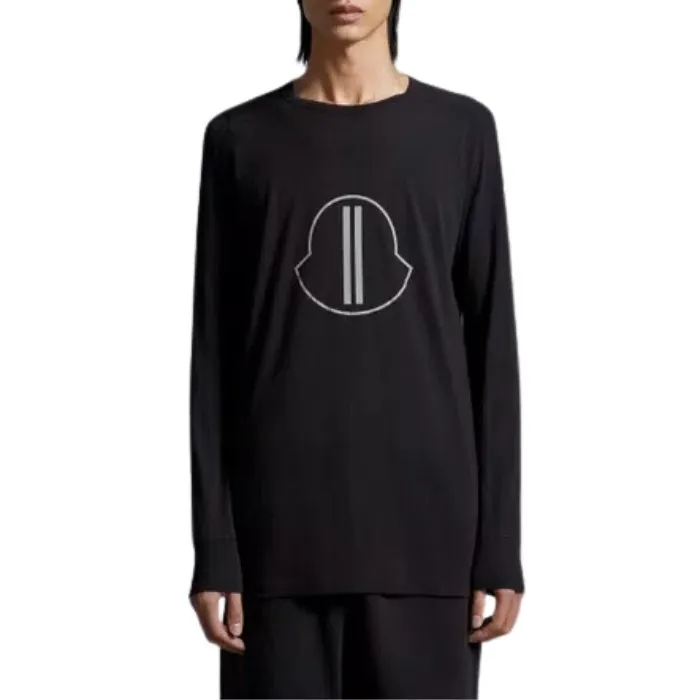 MONCLER  |Crew Neck Unisex Street Style Long Sleeves Plain Cotton