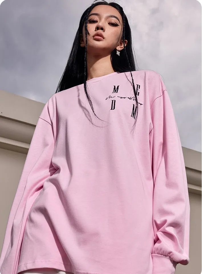 MR. ENJOY DA MONEY  |Unisex U-Neck Long Sleeves Cotton Oversized