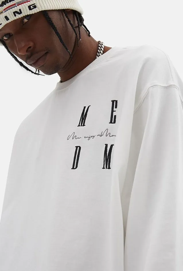 MR. ENJOY DA MONEY  |Unisex U-Neck Long Sleeves Cotton Oversized