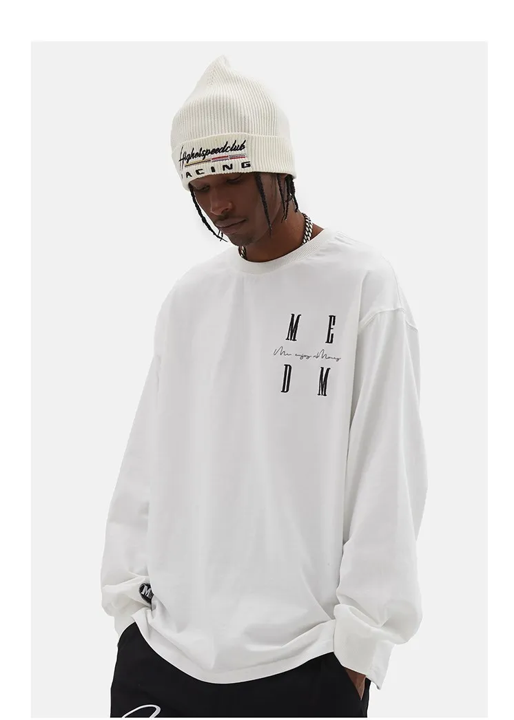 MR. ENJOY DA MONEY  |Unisex U-Neck Long Sleeves Cotton Oversized