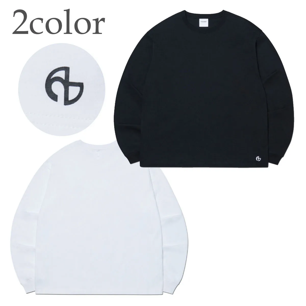 NOMANUAL  |Unisex Street Style U-Neck Long Sleeves Plain Cotton