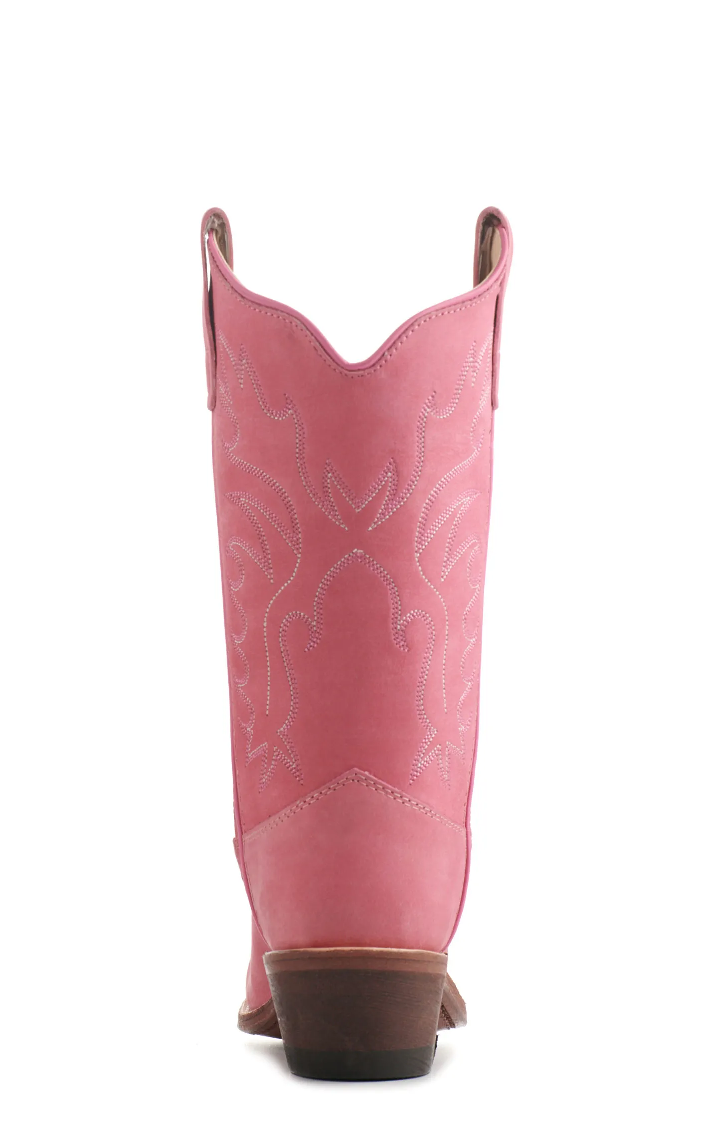 Old West Kids' Bubblegum Pink Snip Toe Cowboy Boots