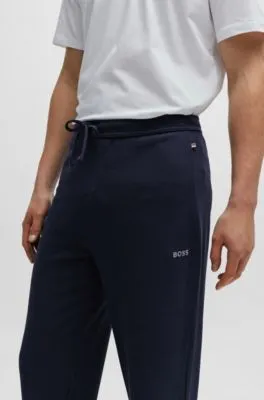 Pajama bottoms with embroidered logo