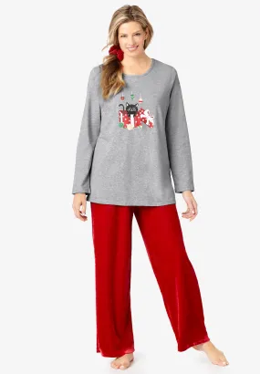 Pajama Set with FREE Velour Scrunchie