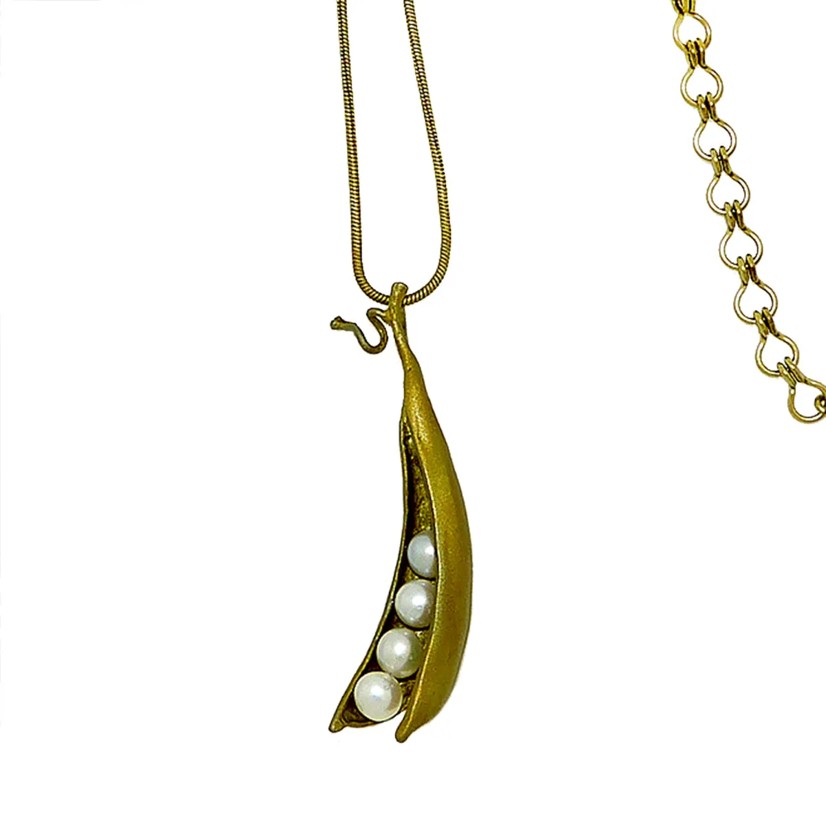 Peas in a Pod Green Michael Michaud Necklace Four 7839