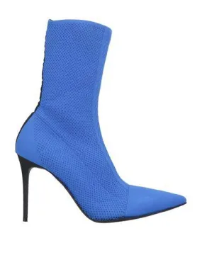 Pinko Women Ankle boots Bright blue 4 UK