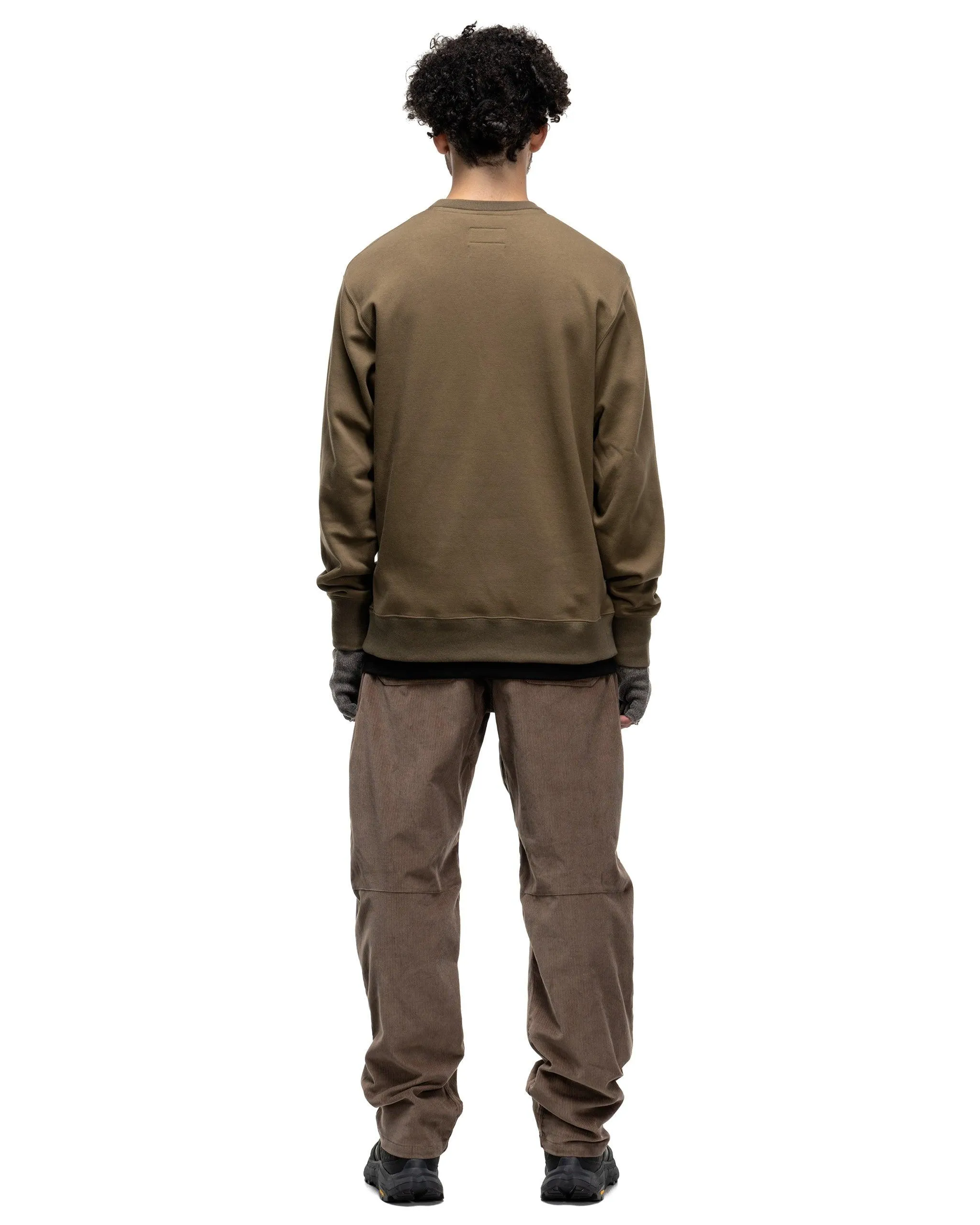 Prime Crewneck - Suvin Cotton Terry Olive