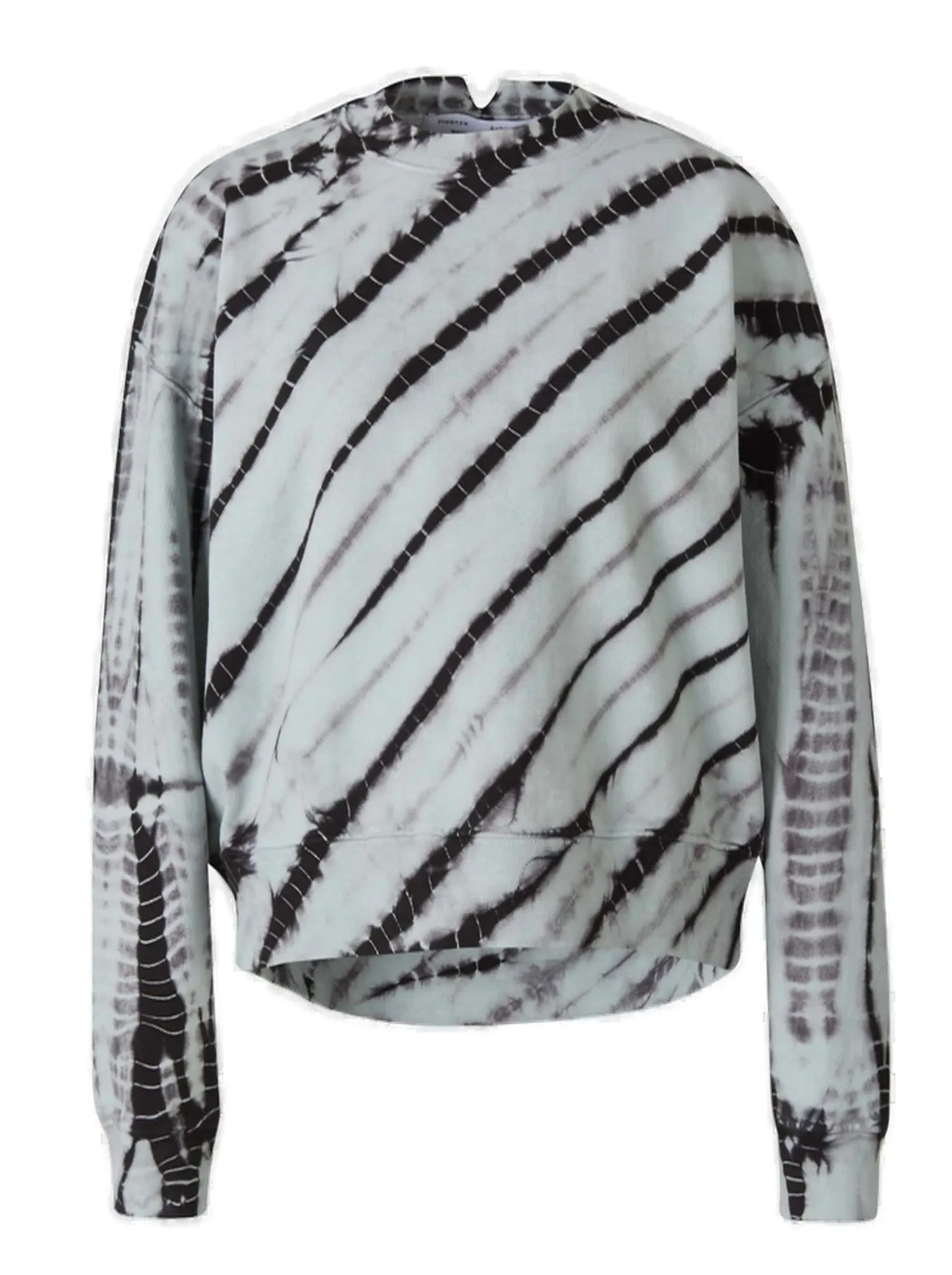 Proenza Schouler White Label Striped-Print Detail Sweatshirt