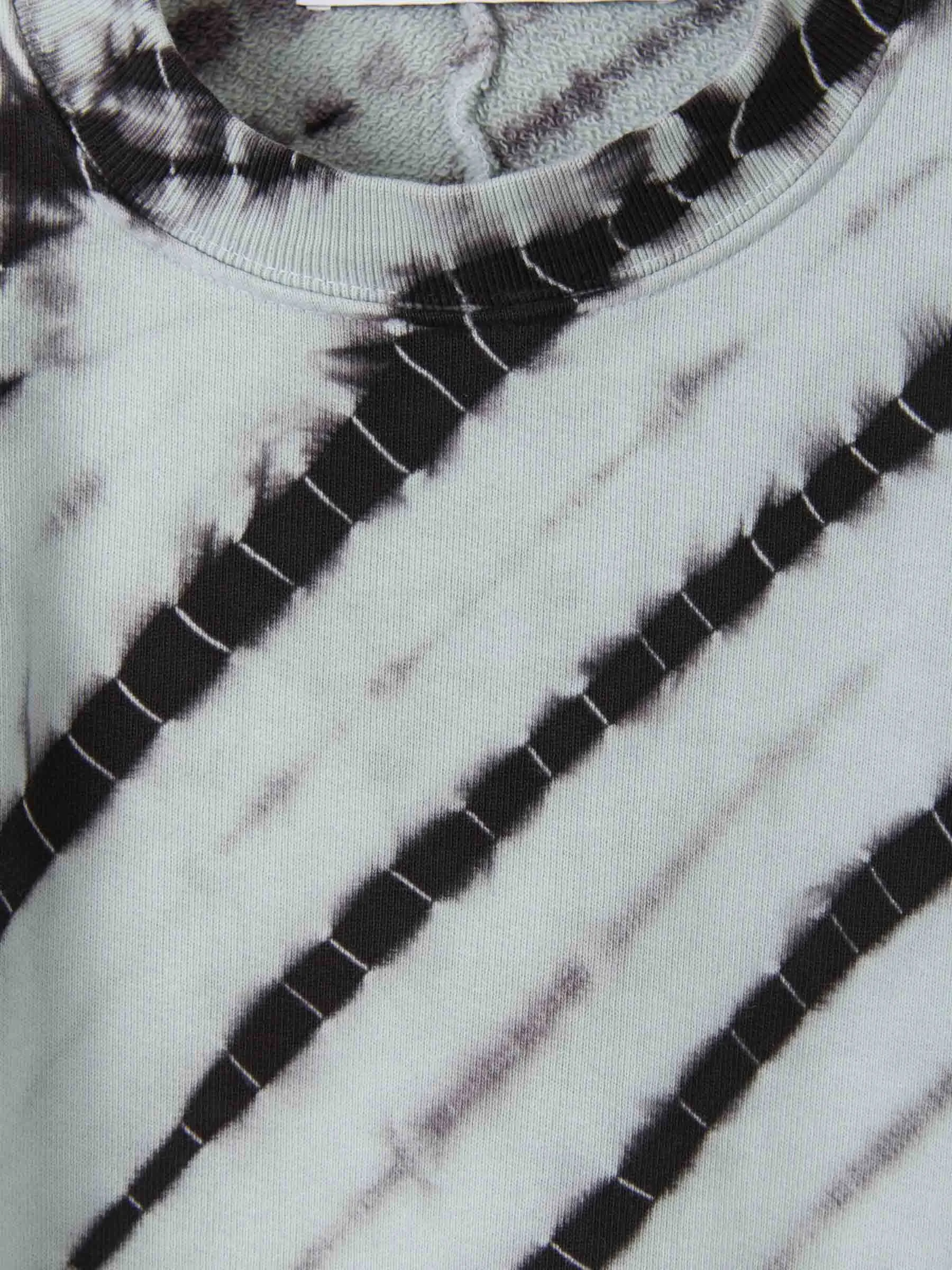 Proenza Schouler White Label Striped-Print Detail Sweatshirt