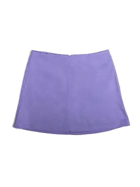 Punkwasp Linen Dart Skirt - Lilac