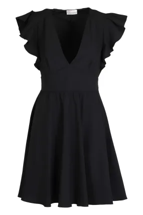 REDValentino Ruffle-Detailed Mini Dress