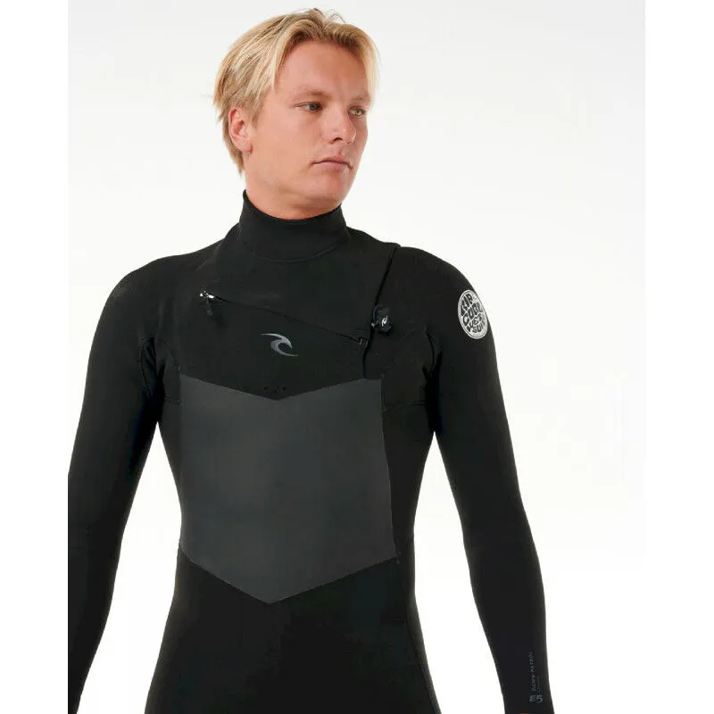 Rip Curl  Dawn Patrol 4/3 mm Chest Zip Wetsuit - Mute da surf - Uomo