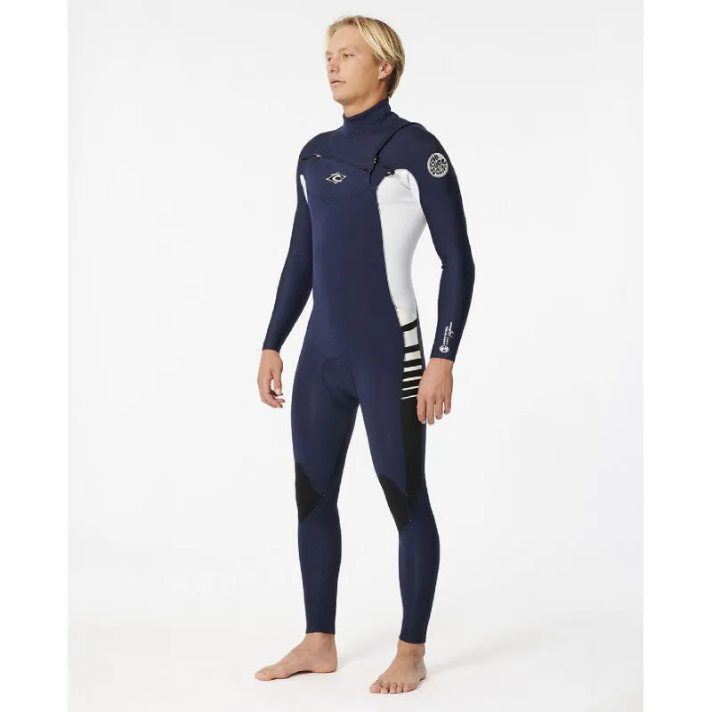 Rip Curl  Dawn Patrol Perf 4/3 mm Chest Zip Wetsuit - Mute da surf - Uomo