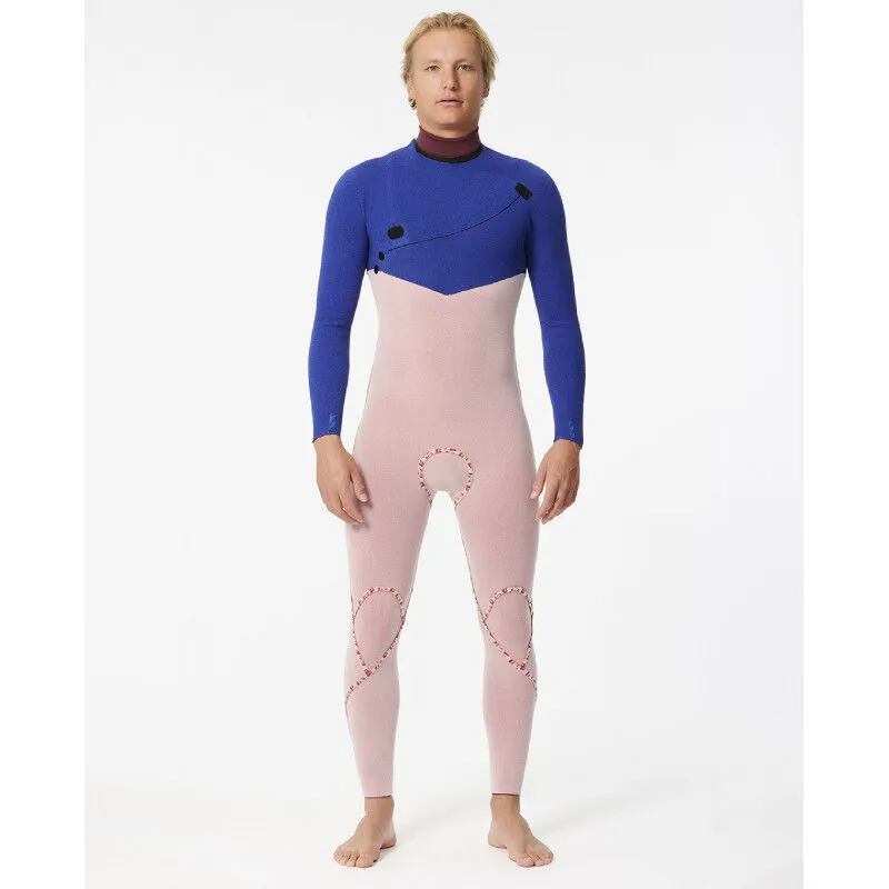 Rip Curl  Flashbomb 3/2 mm Zip Free Wetsuit - Mute da surf - Uomo