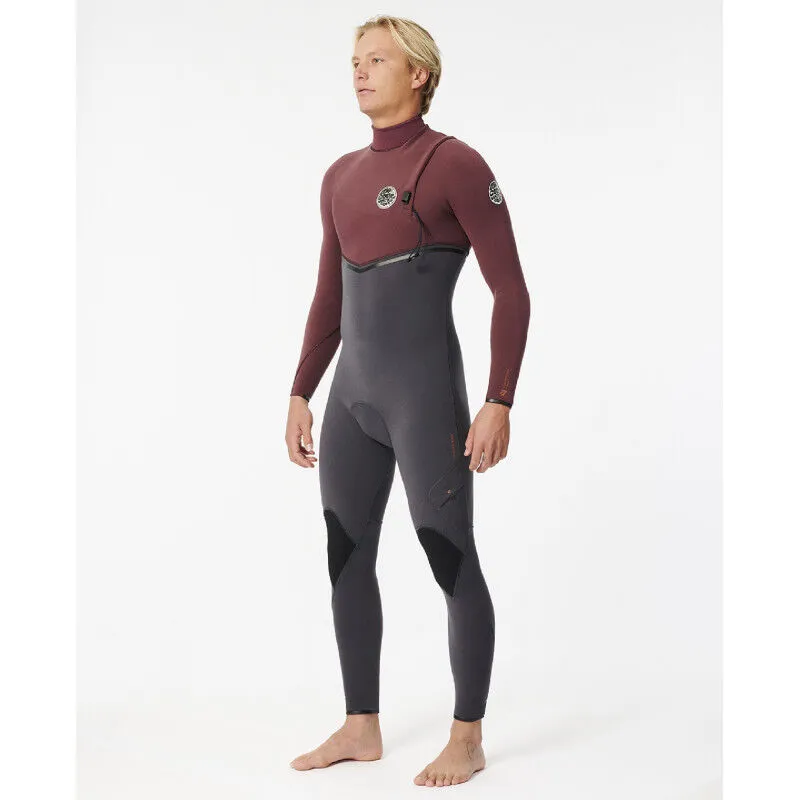 Rip Curl  Flashbomb 4/3 mm Zip Free Wetsuit - Mute da surf - Uomo