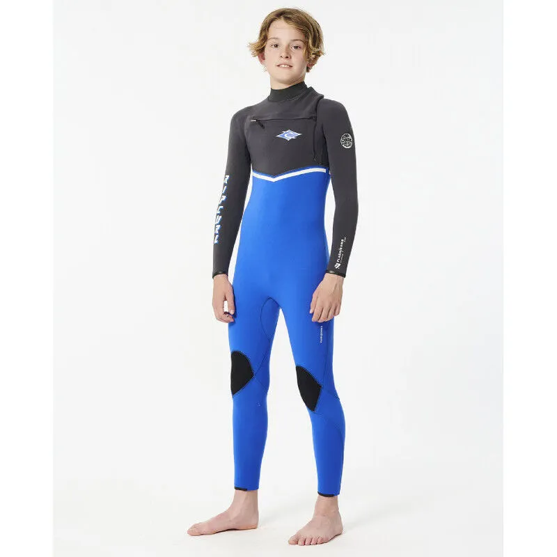 Rip Curl  Junior Flashbomb 3/2 mm Chest Zip Wetsuit - Mute da surf - Bambino