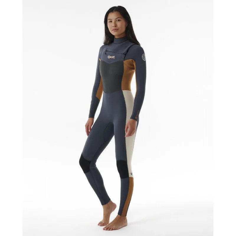 Rip Curl  Women Dawn Patrol 3/2 mm Chest Zip Wetsuit - Mute da surf - Donna