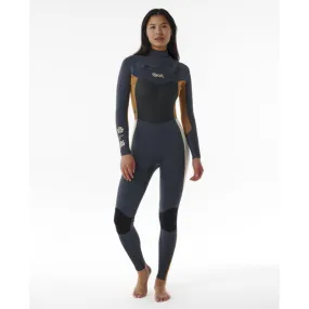 Rip Curl  Women Dawn Patrol 3/2 mm Chest Zip Wetsuit - Mute da surf - Donna