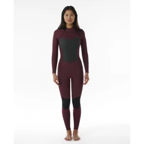 Rip Curl  Women Dawn Patrol 4/3 Back Zip Sublimed Wetsuit - Mute da surf - Donna