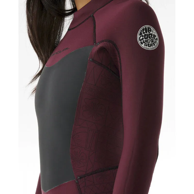 Rip Curl  Women Dawn Patrol 4/3 Back Zip Sublimed Wetsuit - Mute da surf - Donna