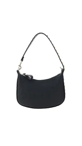 Rockstud Mini Hob Bag - Black