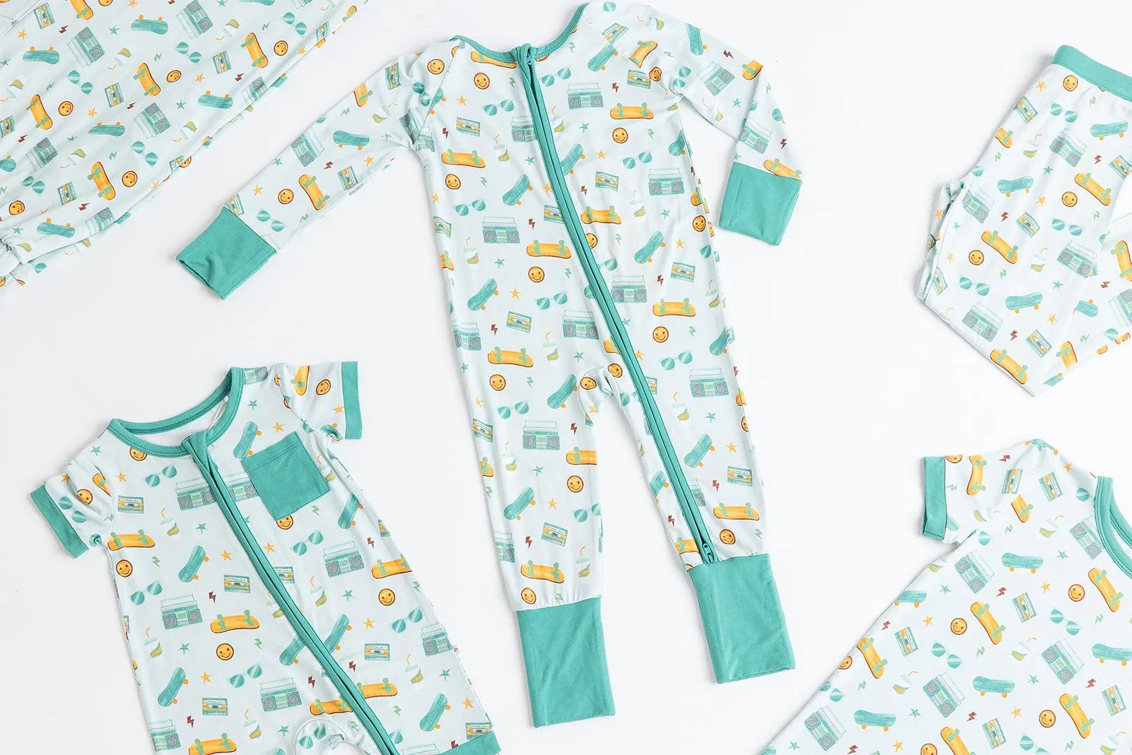 Roll With It Kids Bamboo Pajama Set