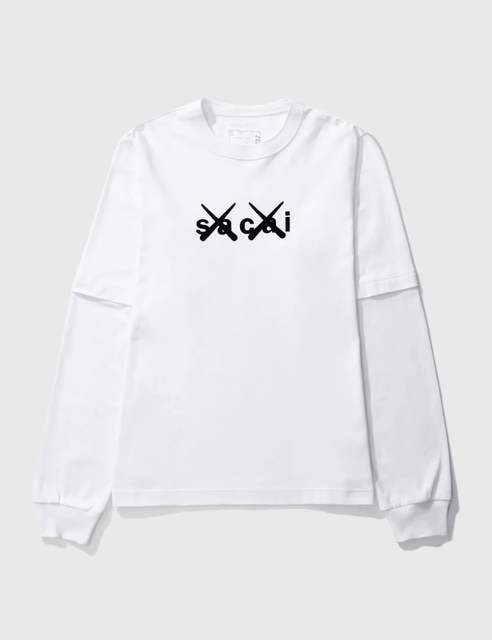 sacai  |KAWS Sacai Flock Print Long Sleeve