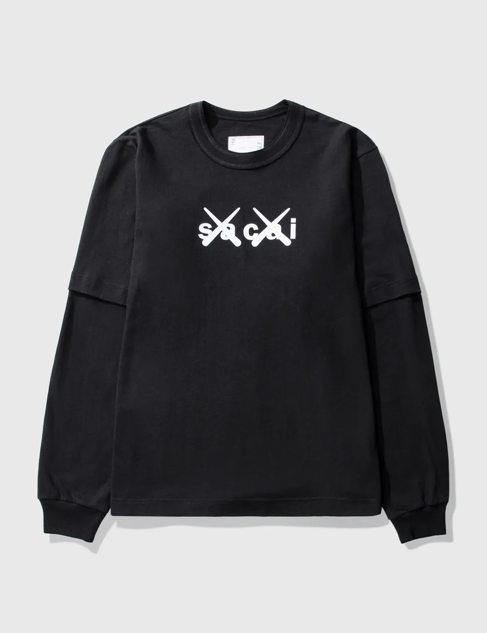 sacai  |KAWS Sacai Flock Print Long Sleeves