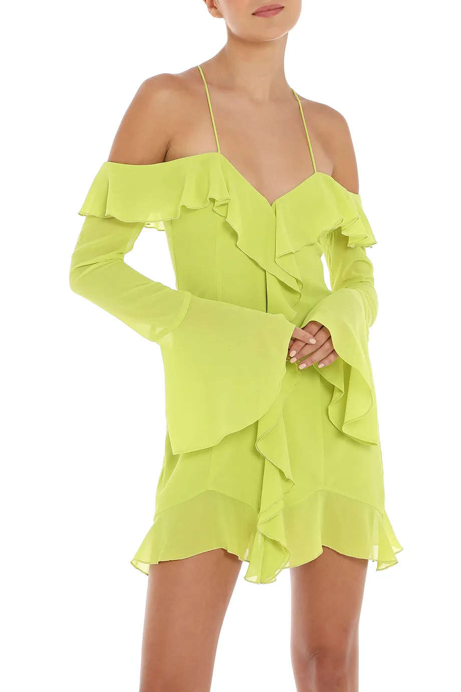 Selia Ruffle Mini Dress