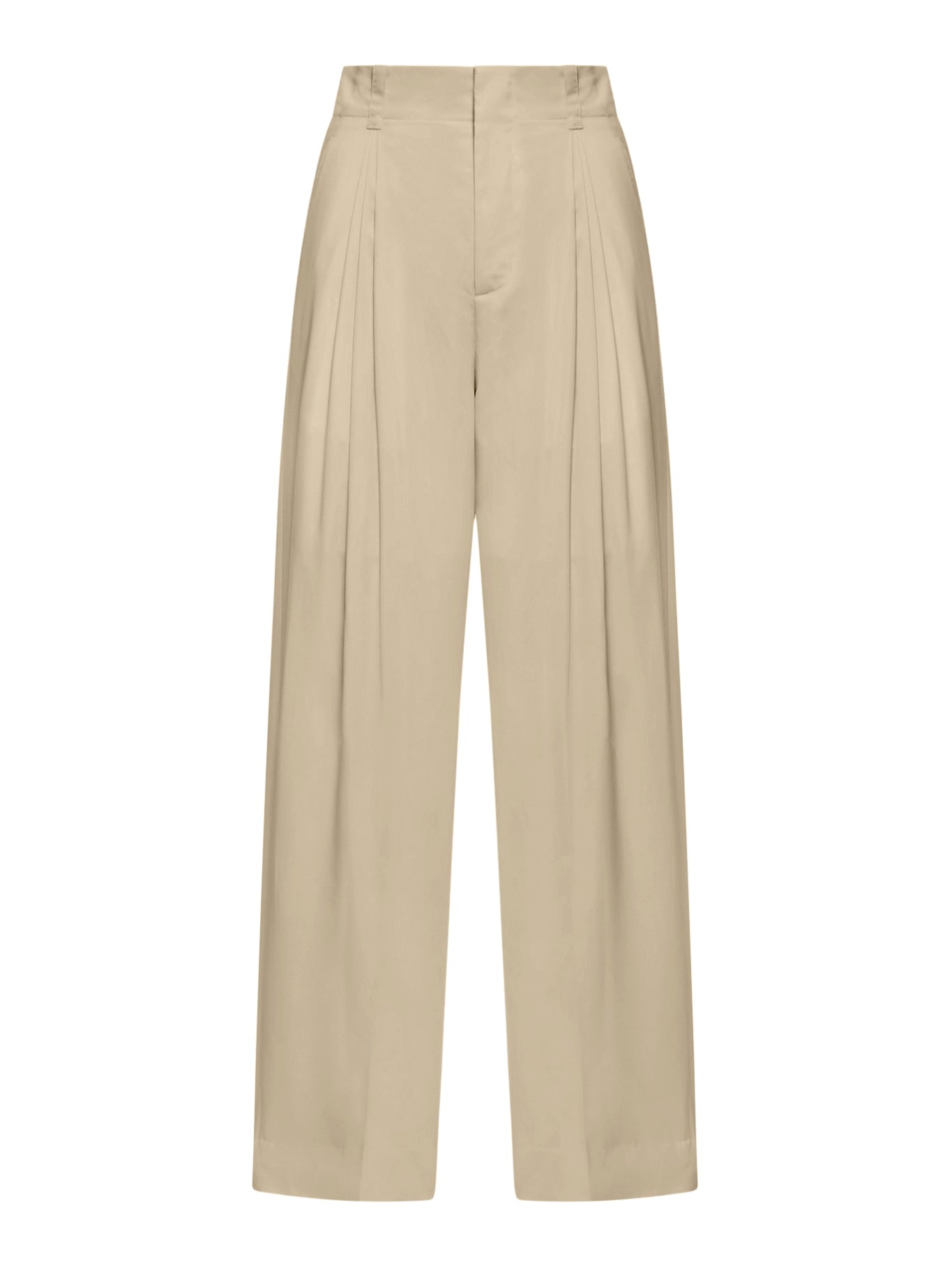 Silk and cotton trousers