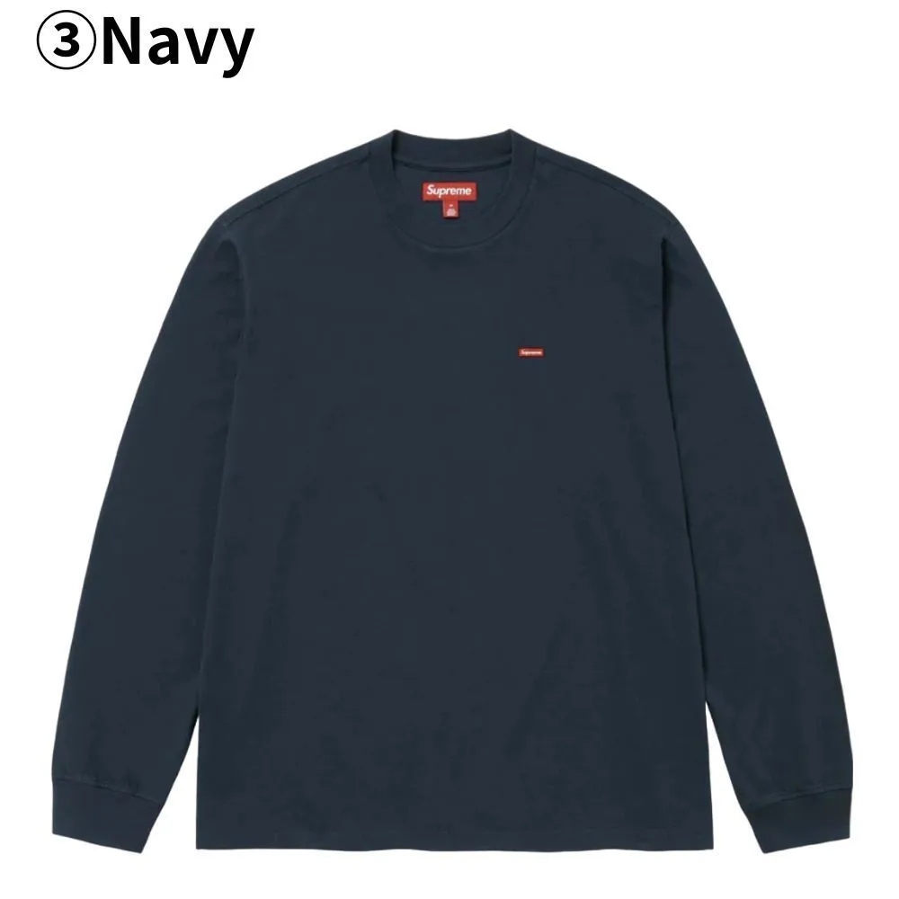 Supreme  |Crew Neck Unisex Street Style Long Sleeves Plain Cotton