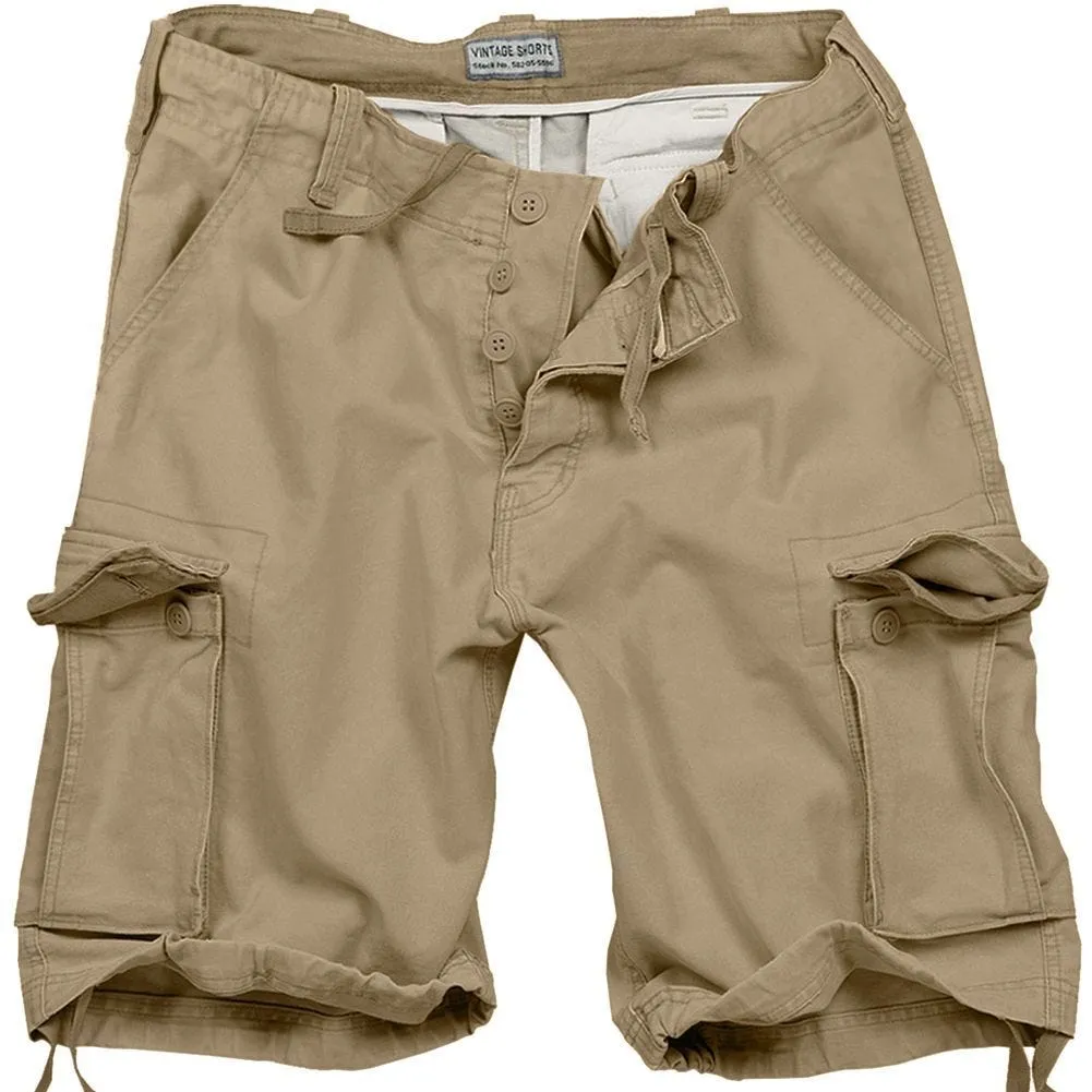 Surplus Vintage Shorts Washed Beige