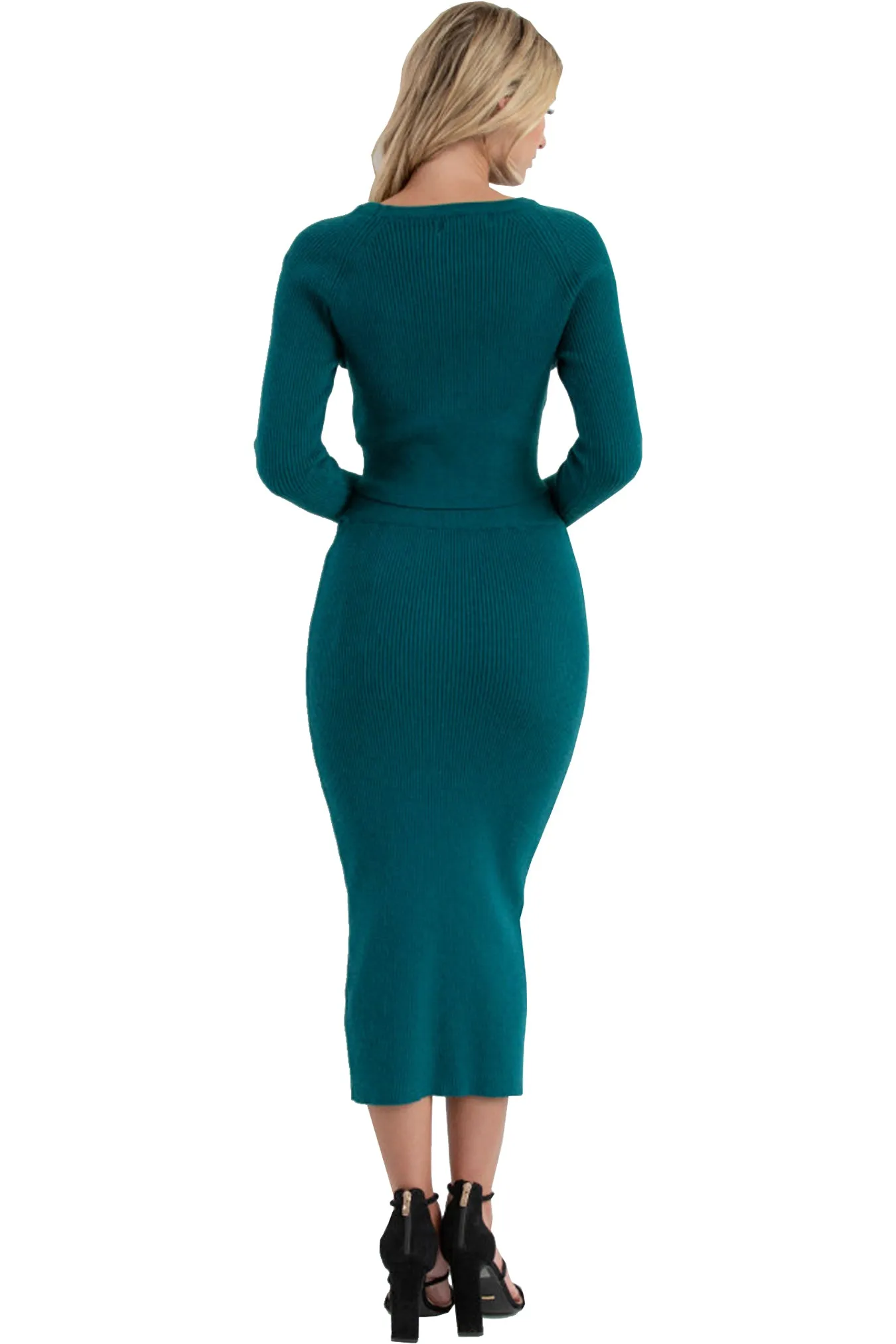 Taylor Knit Skirt - Teal