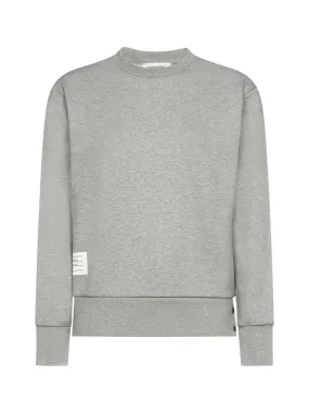 Thom Browne RWB-Stripe Logo Patch Sweatshirt