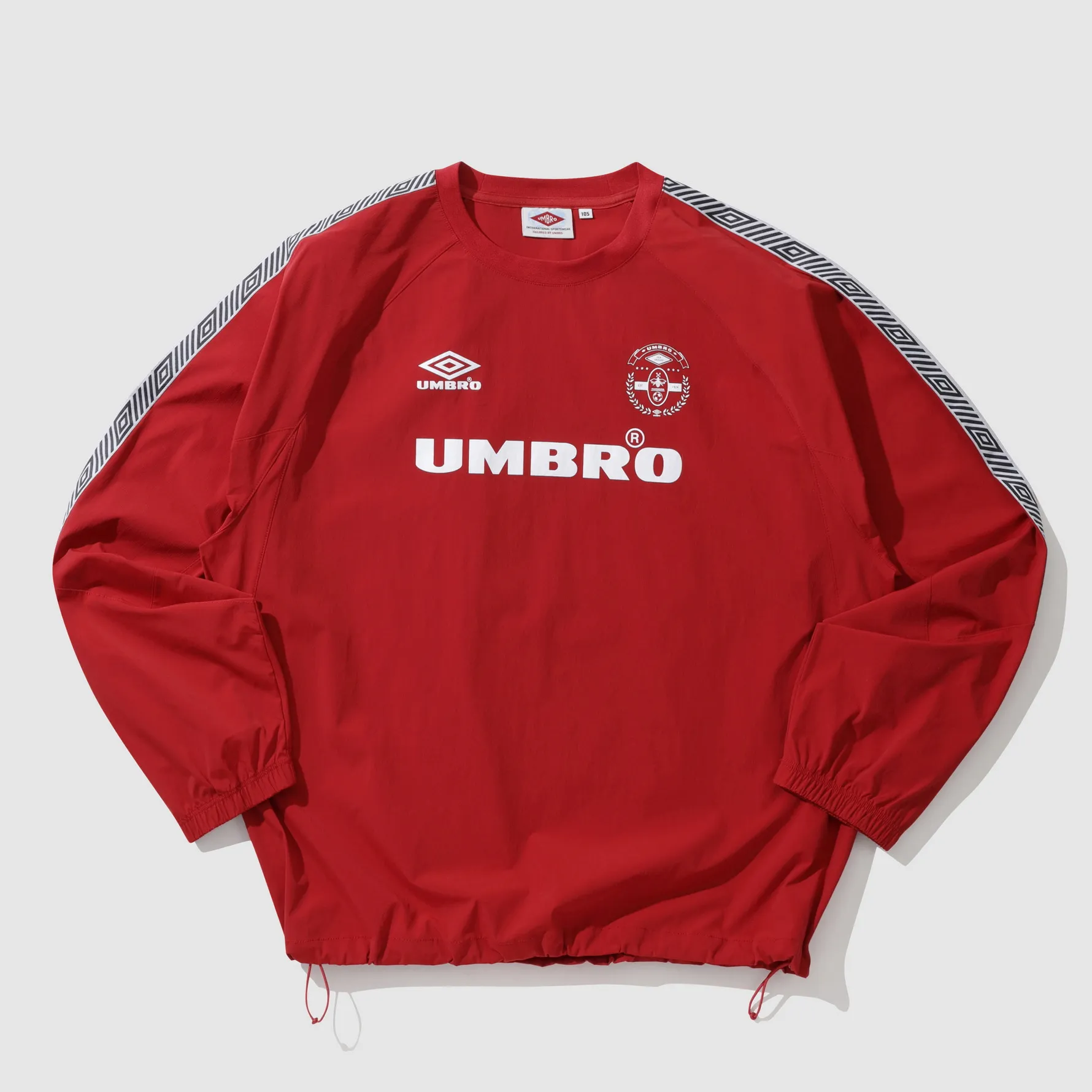 UMBRO  |Unisex Nylon Street Style U-Neck Long Sleeves Plain