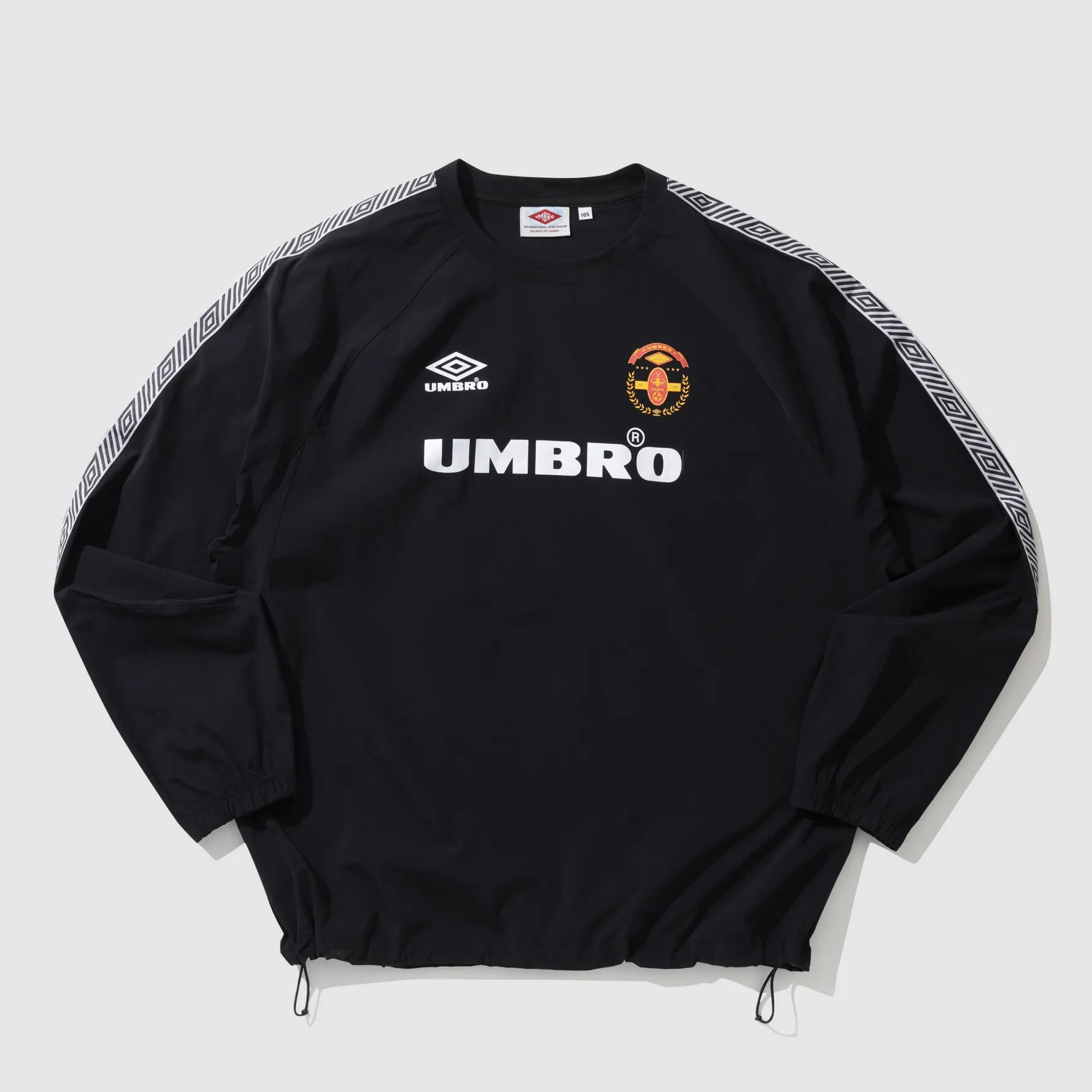 UMBRO  |Unisex Nylon Street Style U-Neck Long Sleeves Plain