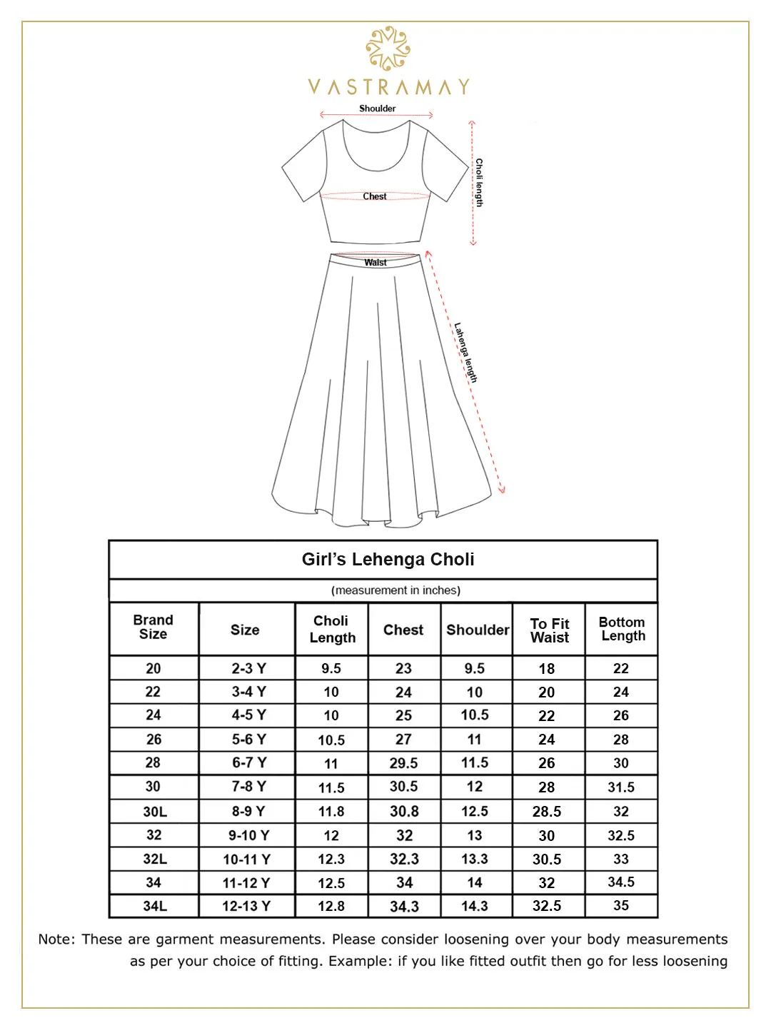 VASTRAMAY Girls' Yellow Crop Top And Aqua Lehenga With Ruffled Dupatta Set