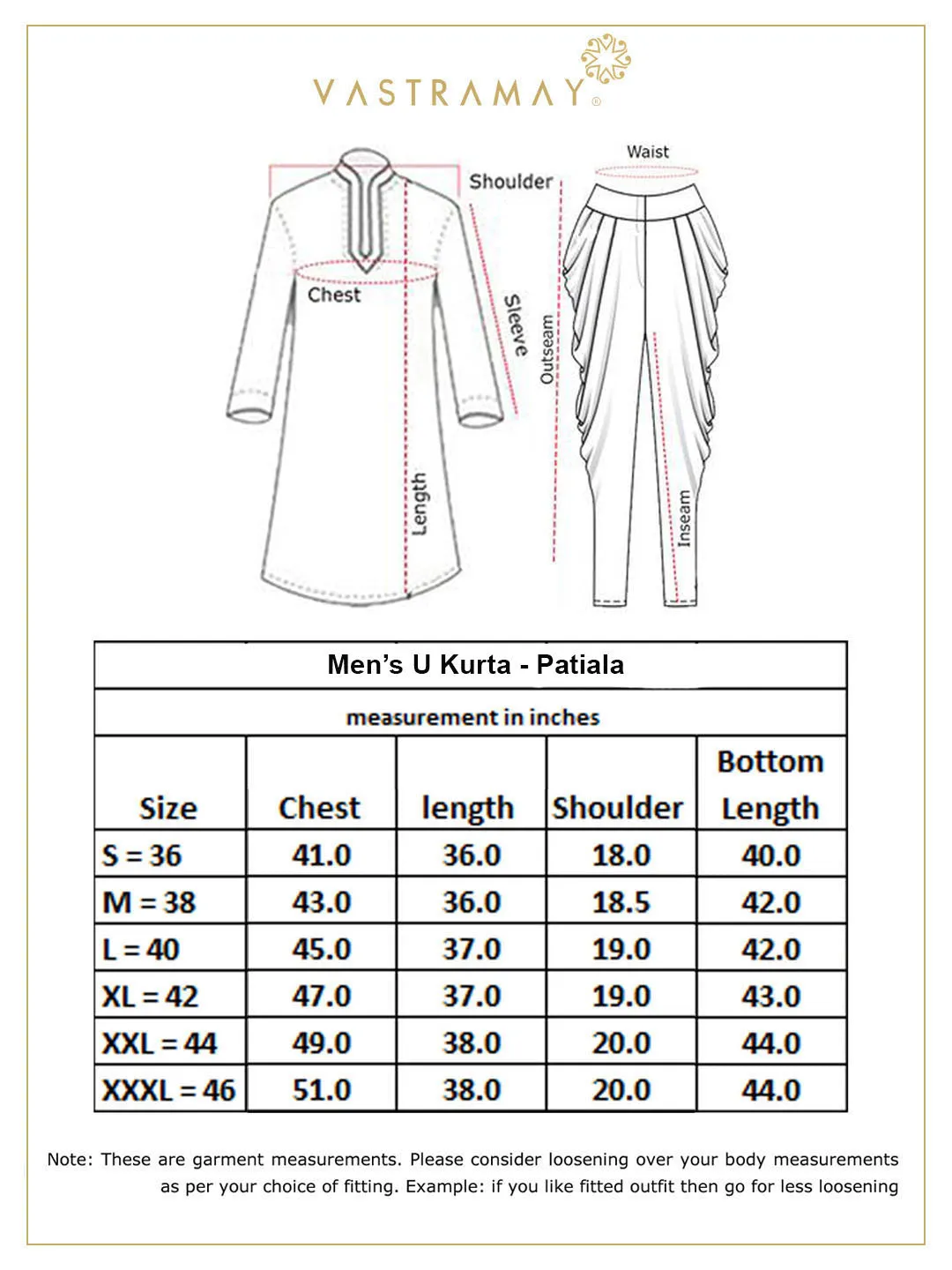 Vastramay Men's Cream Mirror Kurta Patiala And Dupatta Set