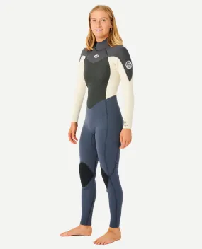 Women Omega 4/3 Back  Zip Wetsuit