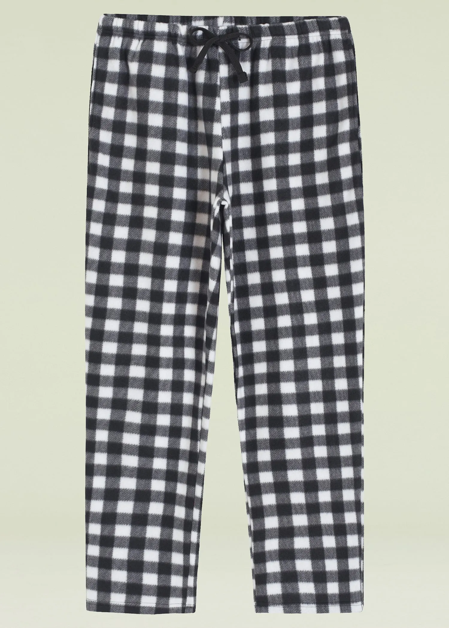 Women's Fleece Plaid Pajama Pants with Pockets